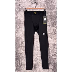New Skins Series 3 Long Tights Large Mens Travel Recovery Black